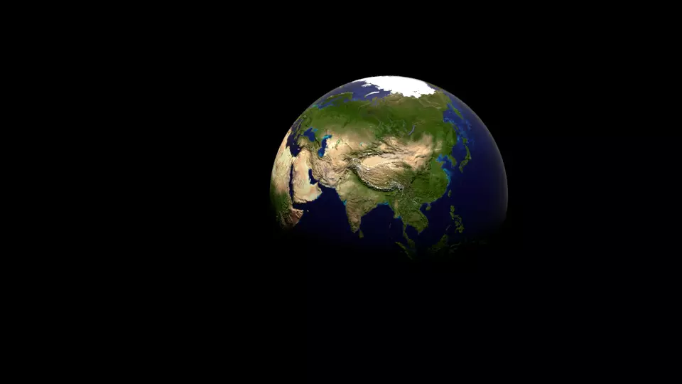 EARTH in space - elements of this video furnished 3D model_0