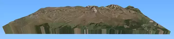 Ben Nevis Mount 3d terrain model
