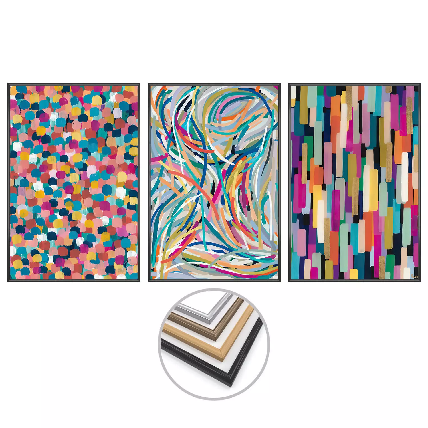 Wall Art Set 3638 Low-poly 3D model_0