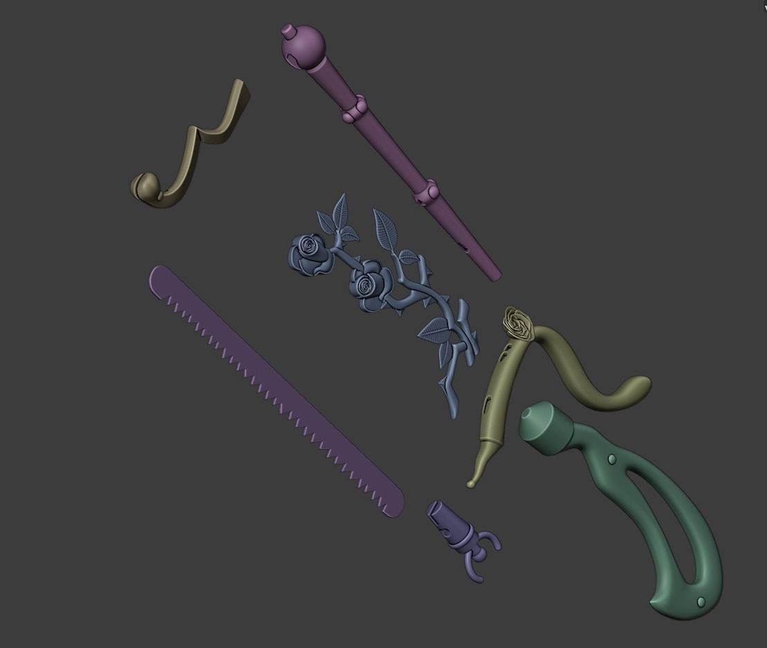 Rose Decay of Nurse from Dead by Daylight 3D print model_6