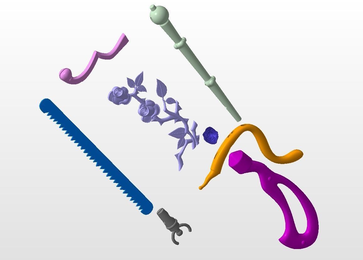 Rose Decay of Nurse from Dead by Daylight 3D print model_7