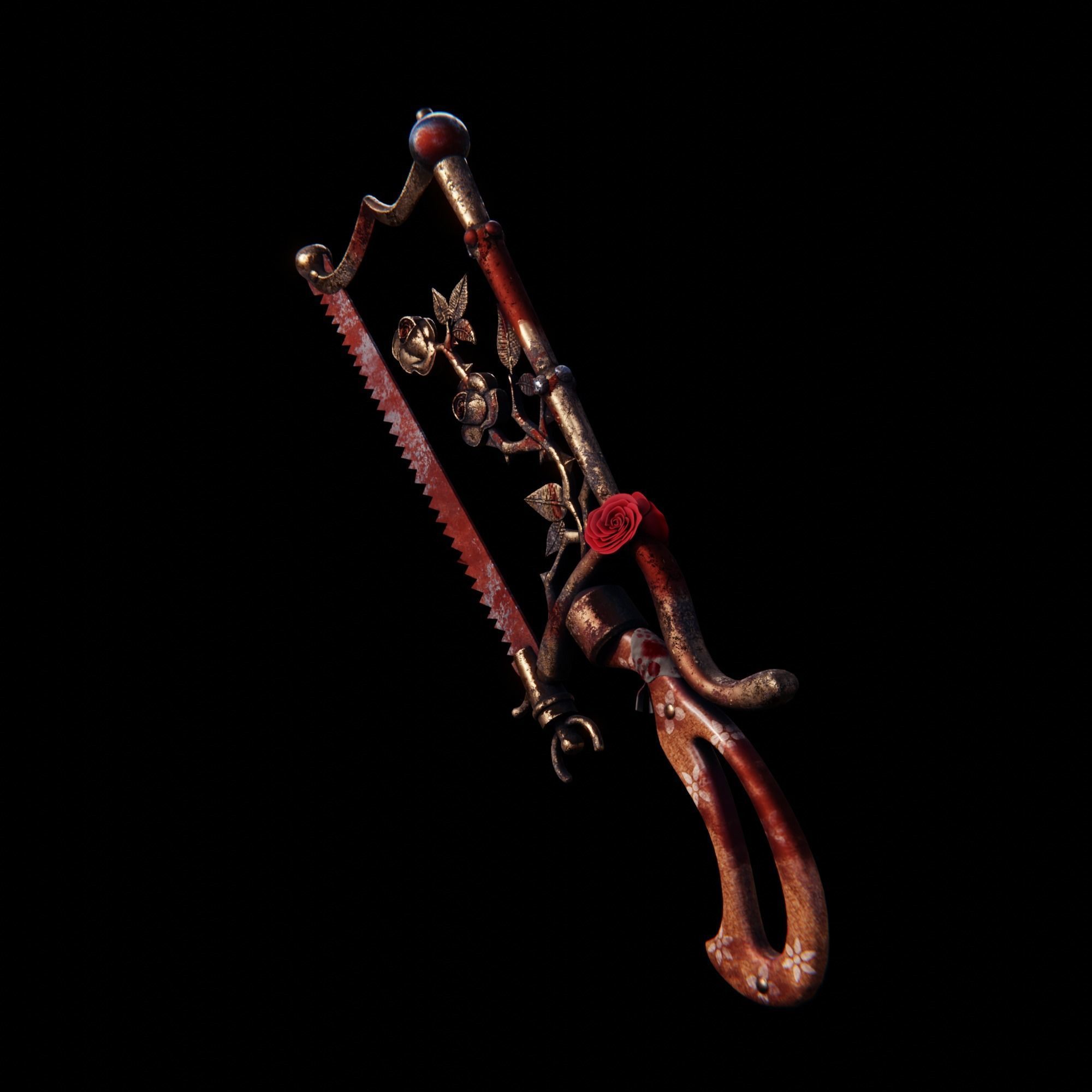 Rose Decay of Nurse from Dead by Daylight 3D print model_2