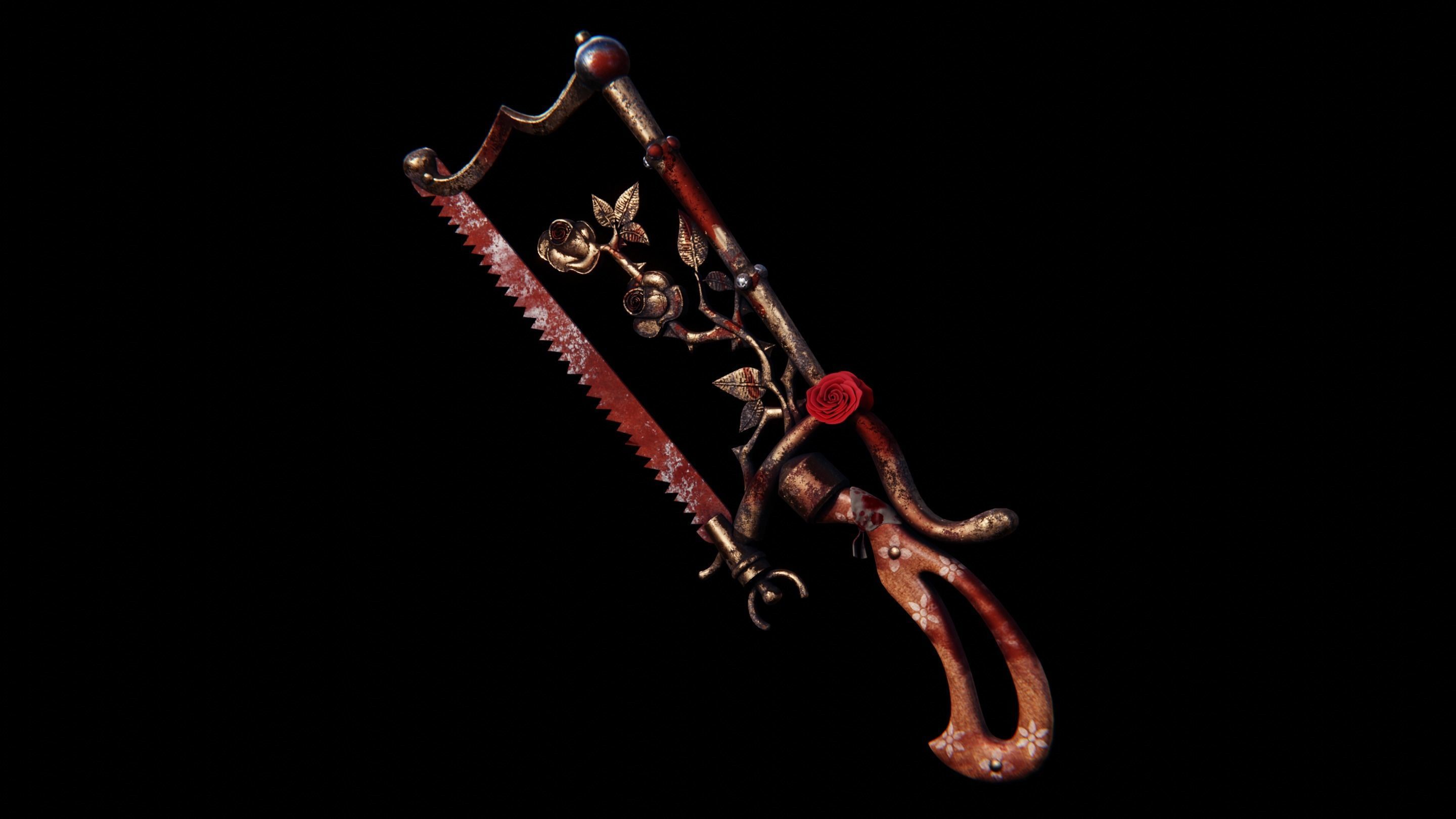 Rose Decay of Nurse from Dead by Daylight 3D print model_3