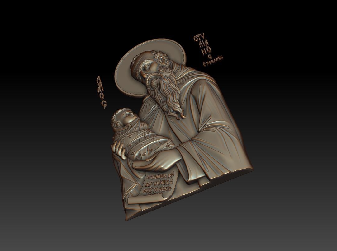 Saint Stilianos 3D model_8