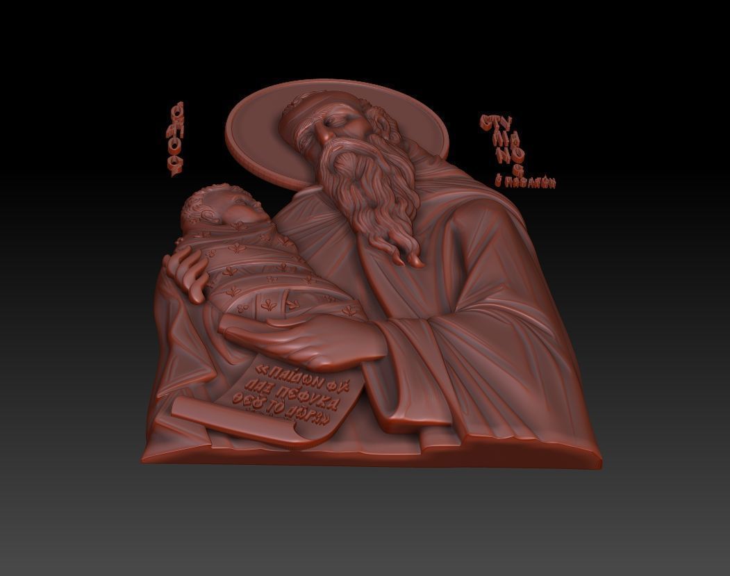Saint Stilianos 3D model_13