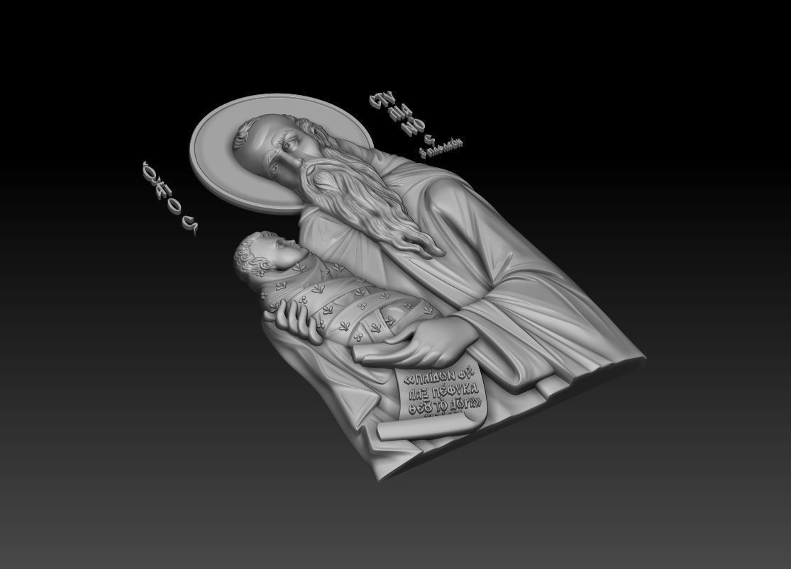 Saint Stilianos 3D model_11