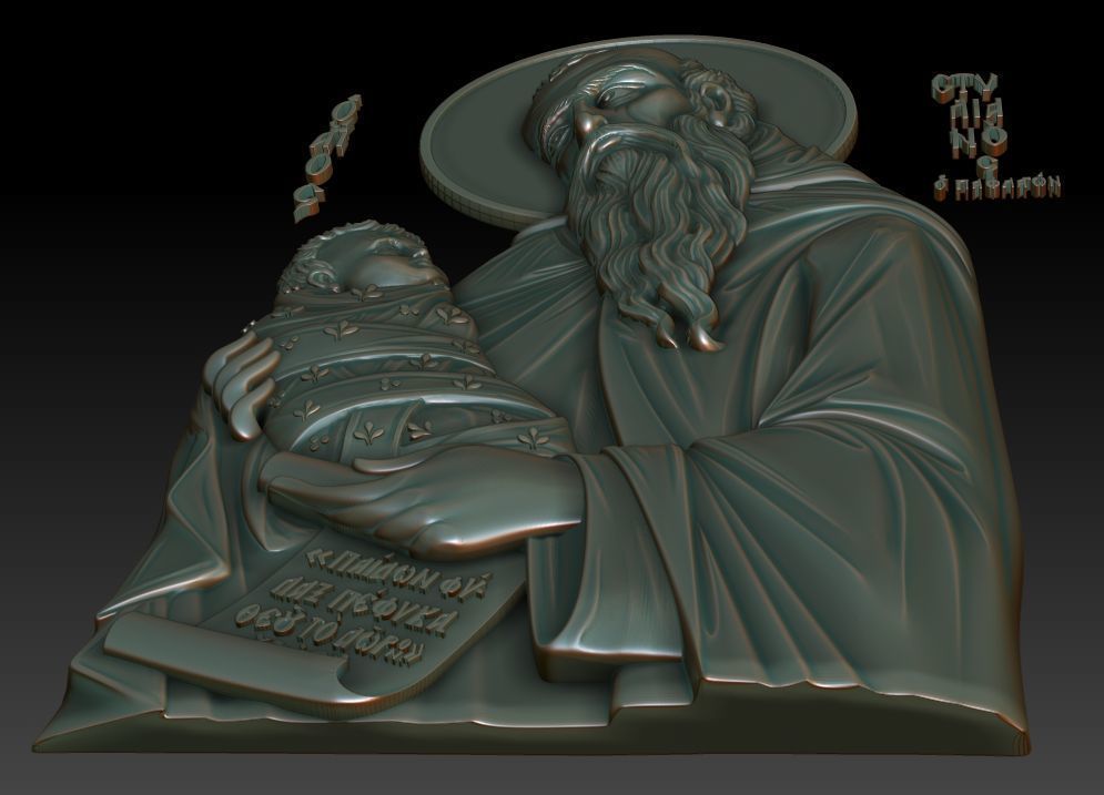 Saint Stilianos 3D model_3