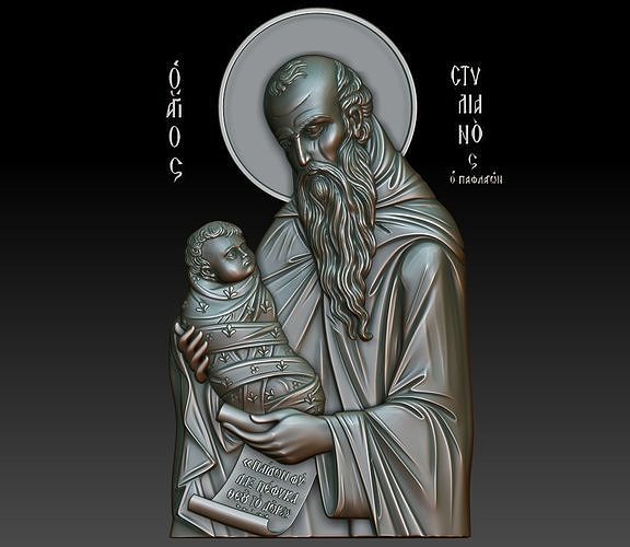 Saint Stilianos 3D model