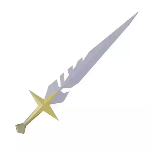 Oldschool Runescape - Life Size Saradomin Sword 3D print model