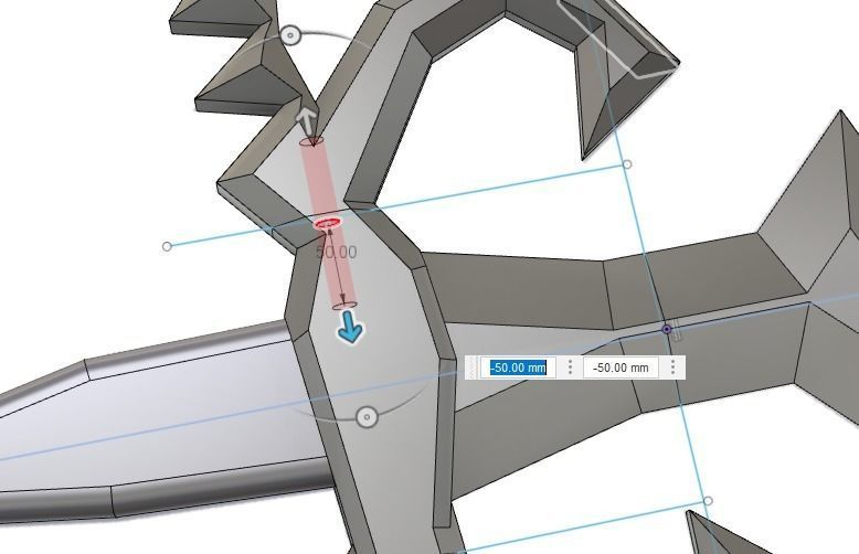 Oldschool Runescape - Life Size Armadyl Godsword 3D print model_3