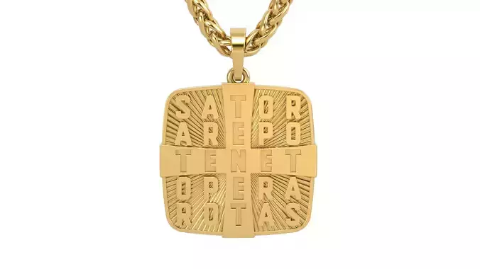 SATOR AREPO TENET OPERA ROTAS pendant  2 versions