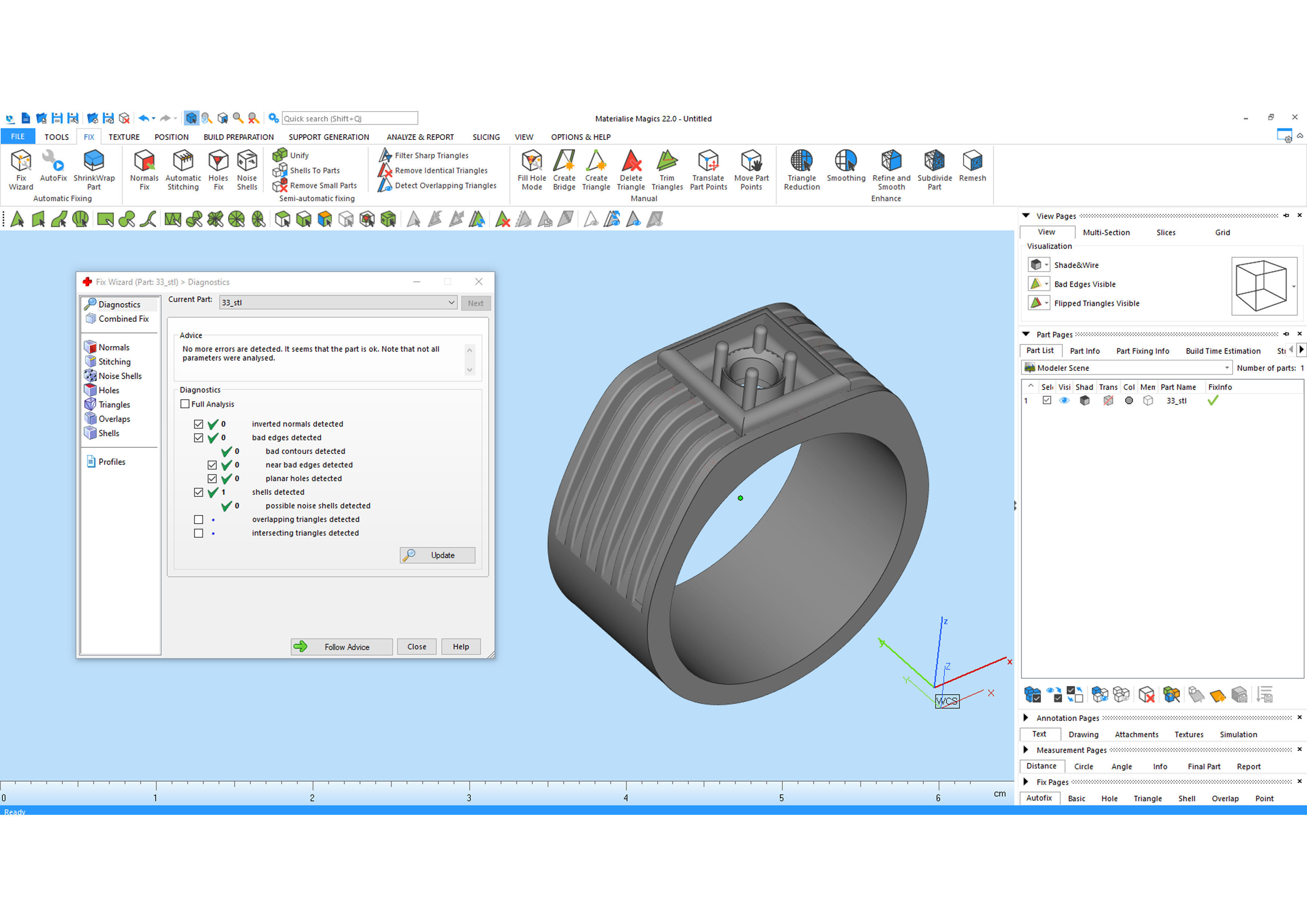 Ring with diamonds 3D print model_8