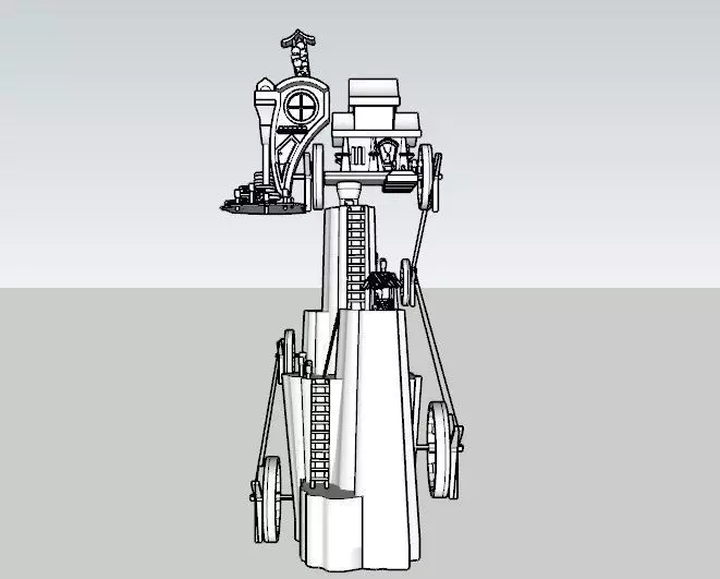 FANTASY steampunk tower 3D model | CGTrader