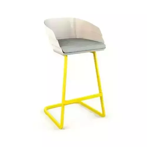 High Stool   Yellow