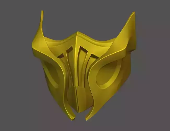 Scorpion Mask V2 - MK 11 3D print model  3D print model