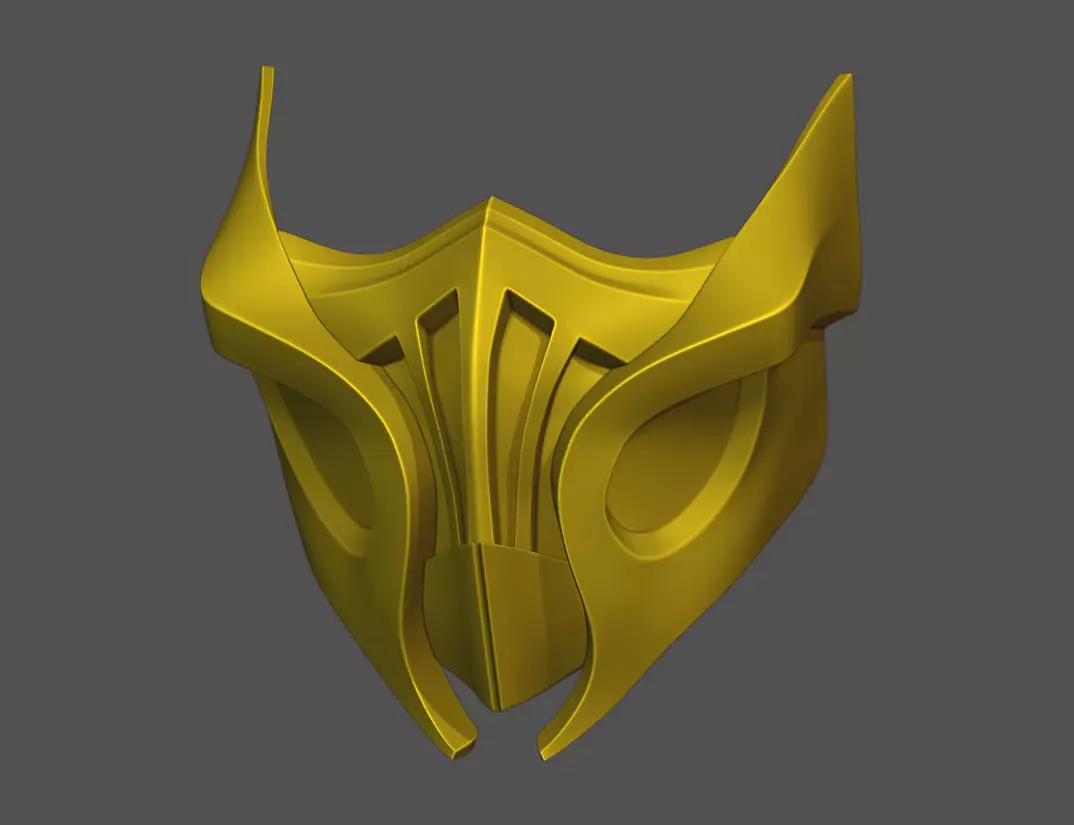 Scorpion Mask V2 - MK 11 3D print model  3D print model_0