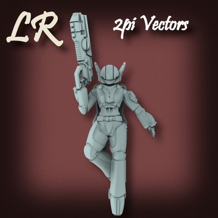 2pi Vectors 3D print model_14