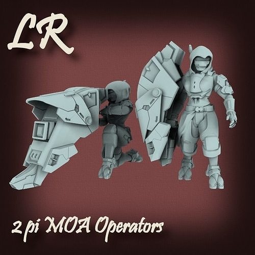 2pi Moa Operator 3D print model