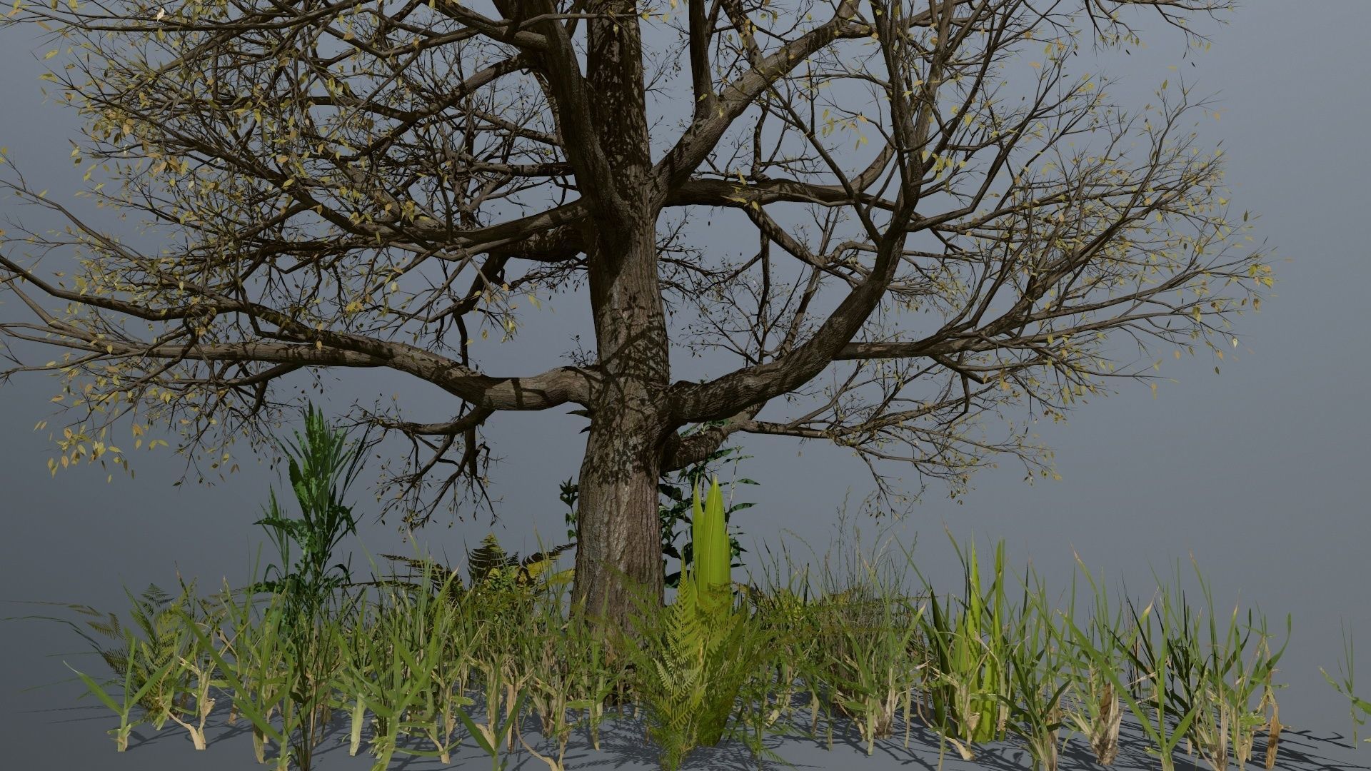 ruin set stone structure Low-poly 3D model_33