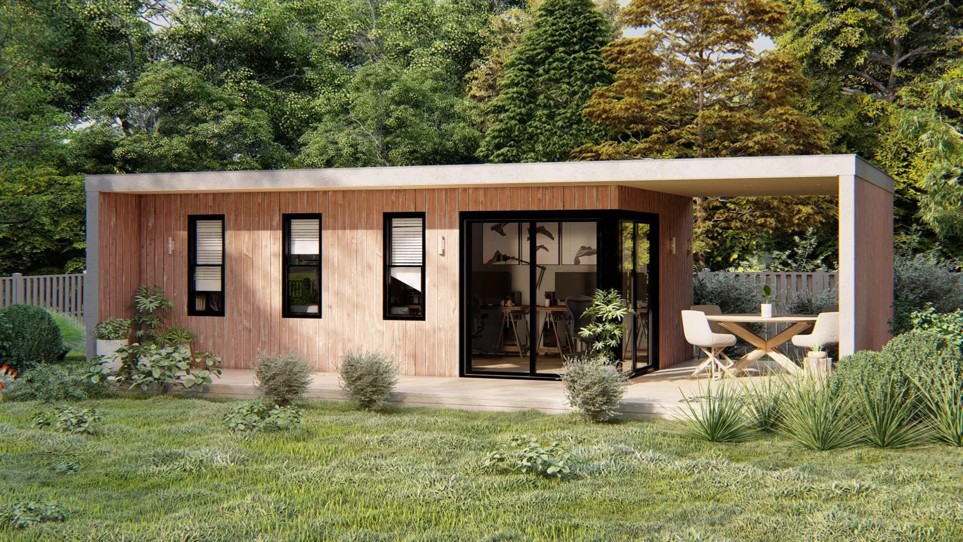 GARDEN ROOM 02 - GARDEN OFFICE 02 - Sketchup Lumion 3D model_0