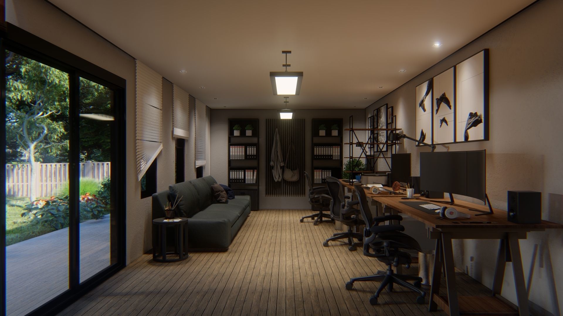 GARDEN ROOM 02 - GARDEN OFFICE 02 - Sketchup Lumion 3D model_3