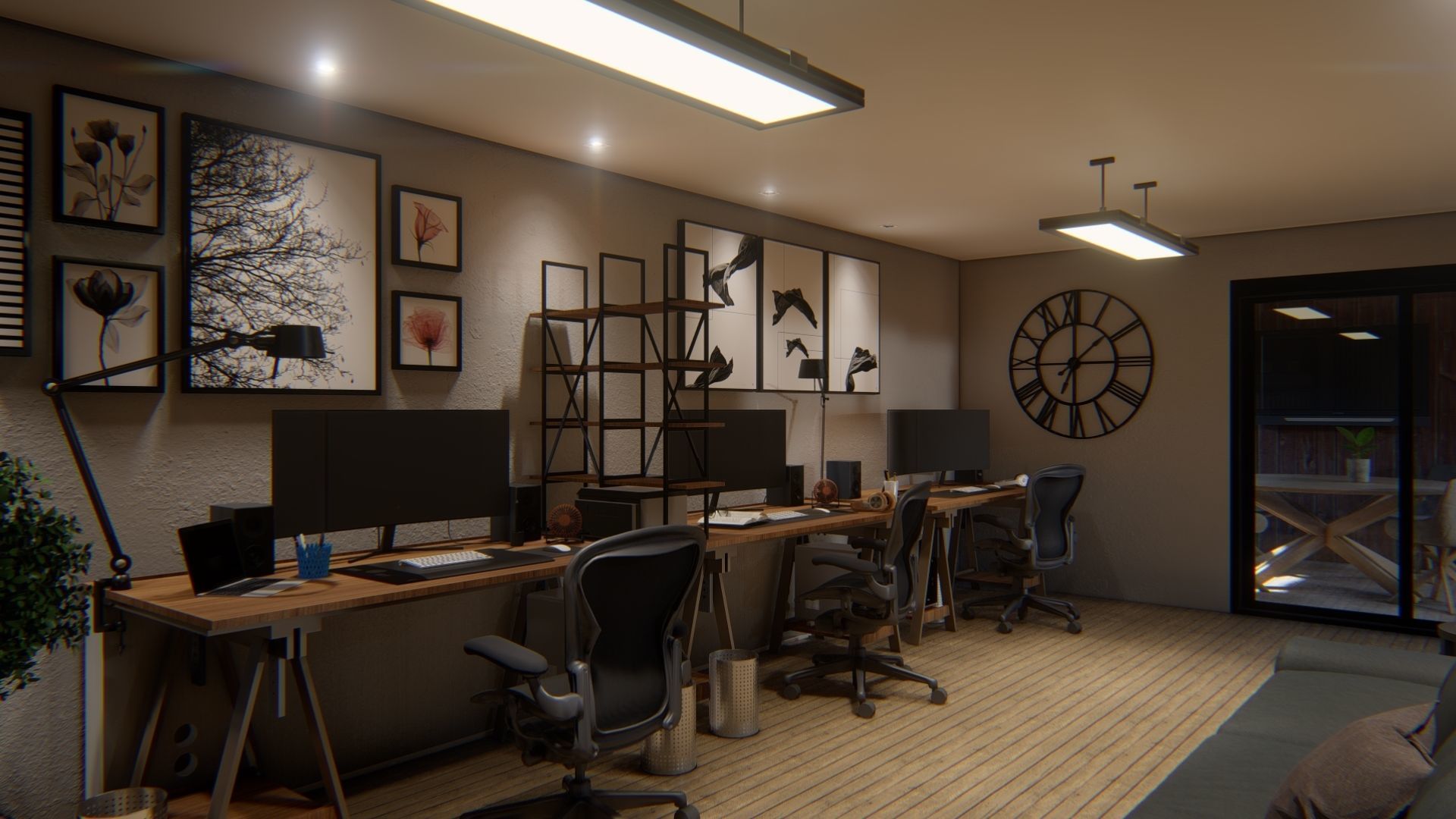 GARDEN ROOM 02 - GARDEN OFFICE 02 - Sketchup Lumion 3D model_4