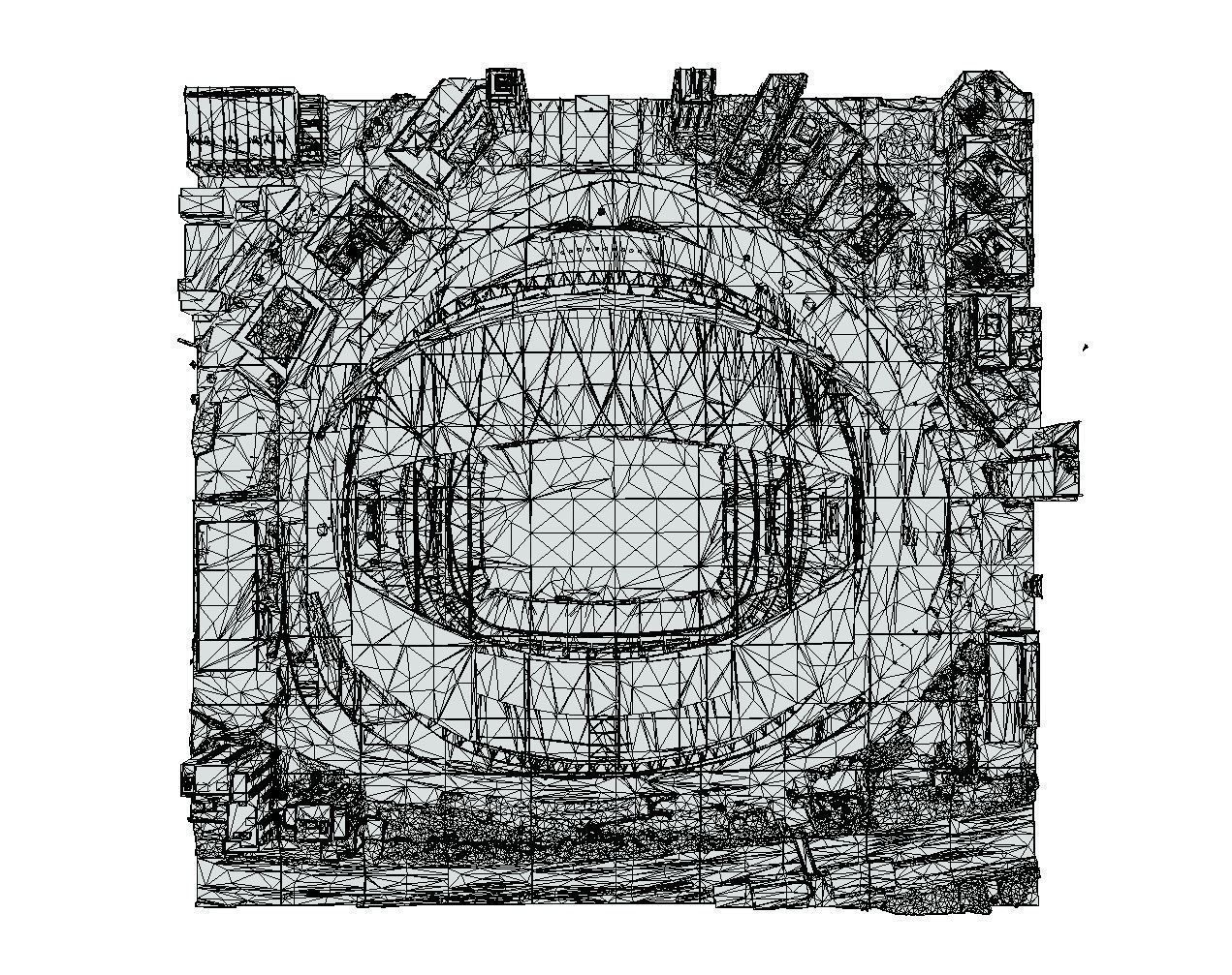 Wembley Stadium Low-poly 3D model_7