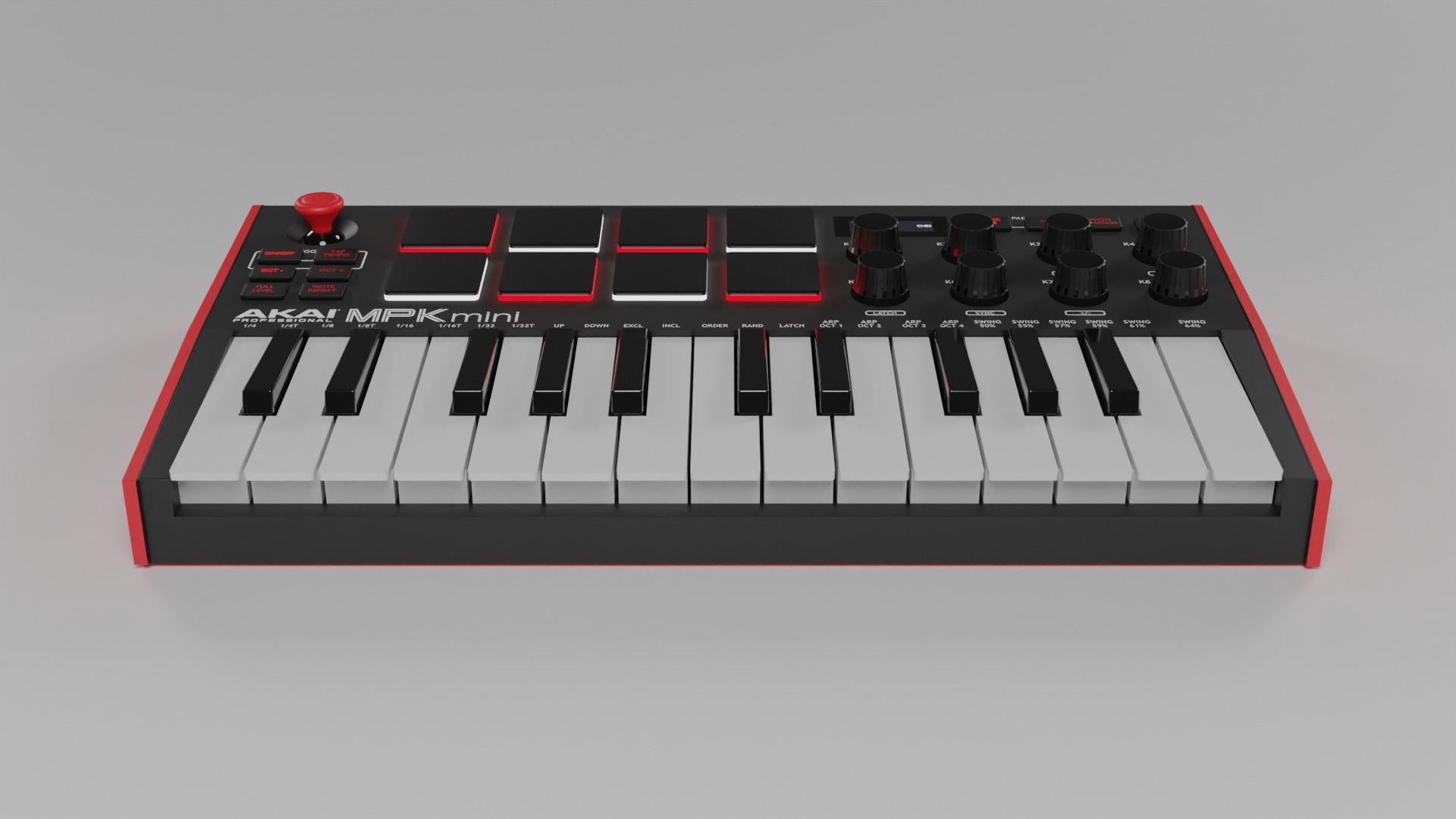 Akai MPK mini MK3 Low-poly 3D model_2