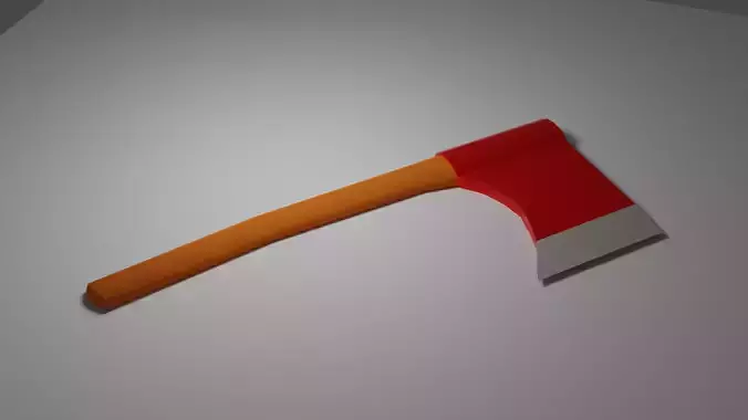Low poly axe