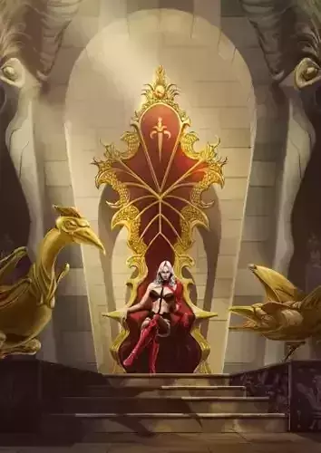 Tarma On Throne  3D print model