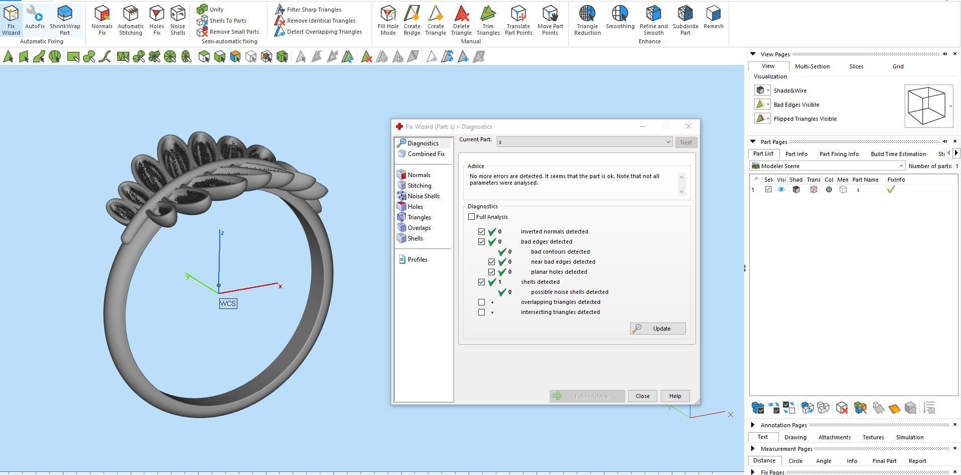 Fashion ring Leaf 3D print model_11
