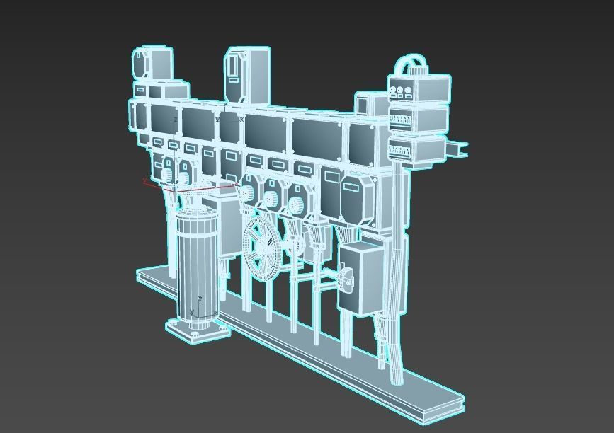 Old Fusebox 3D model_9