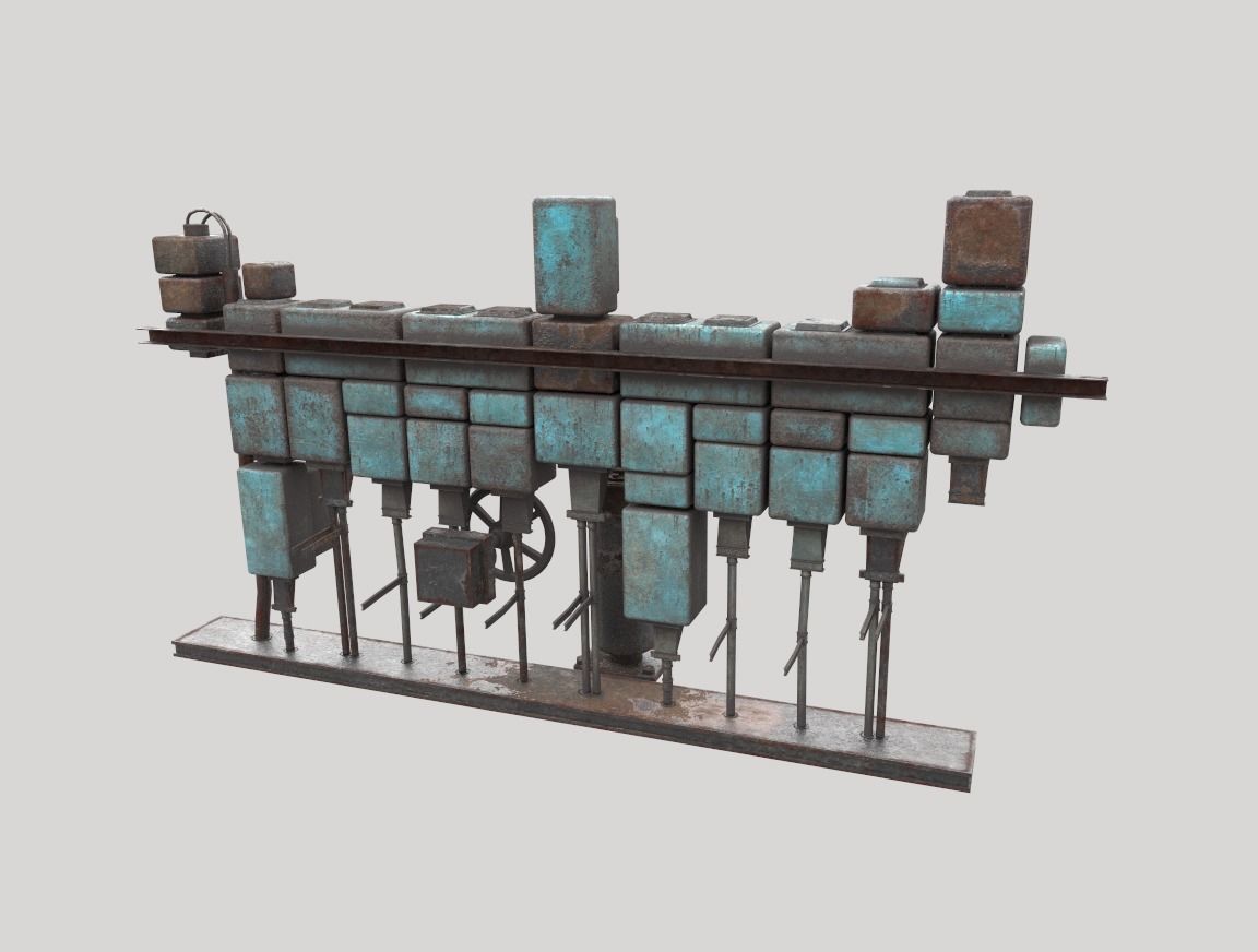 Old Fusebox 3D model_6