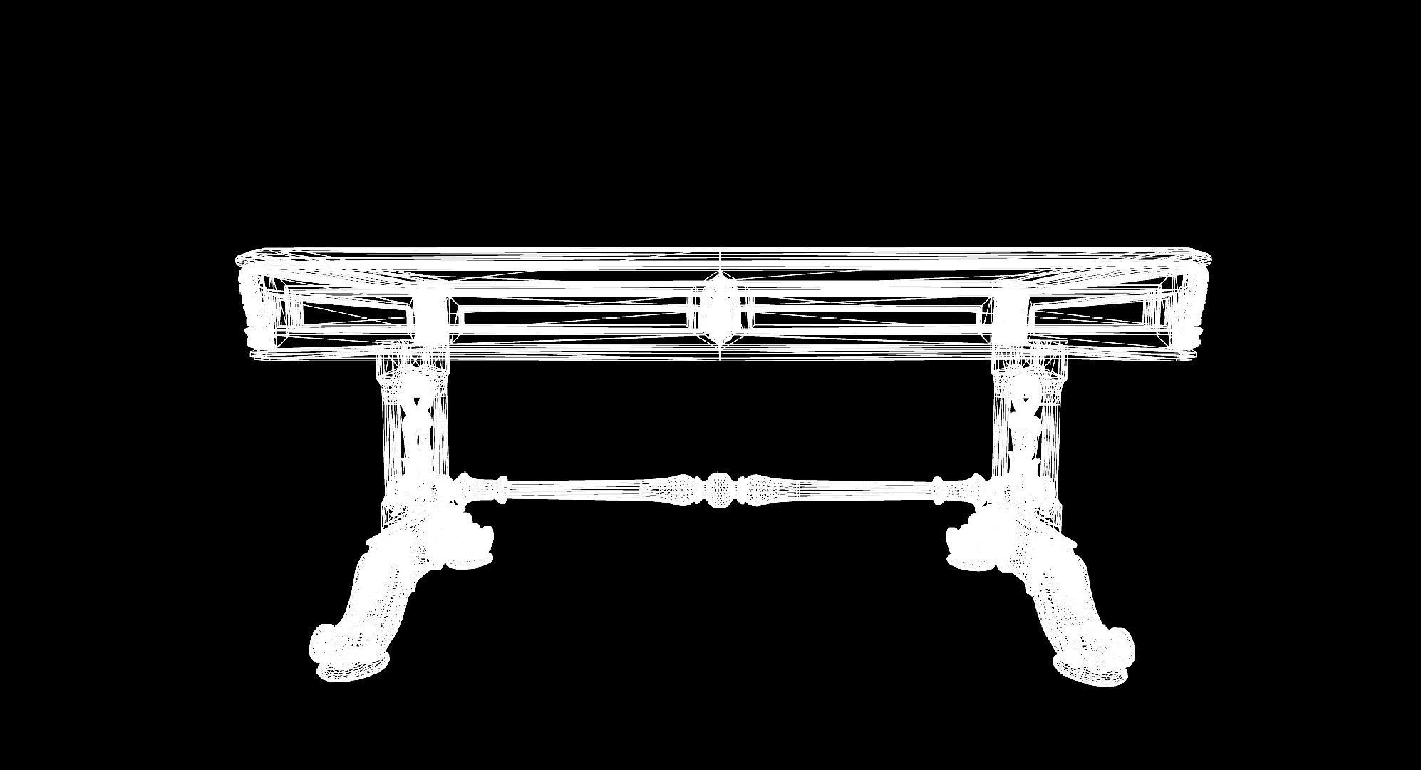Small victorian living table 3D model_13