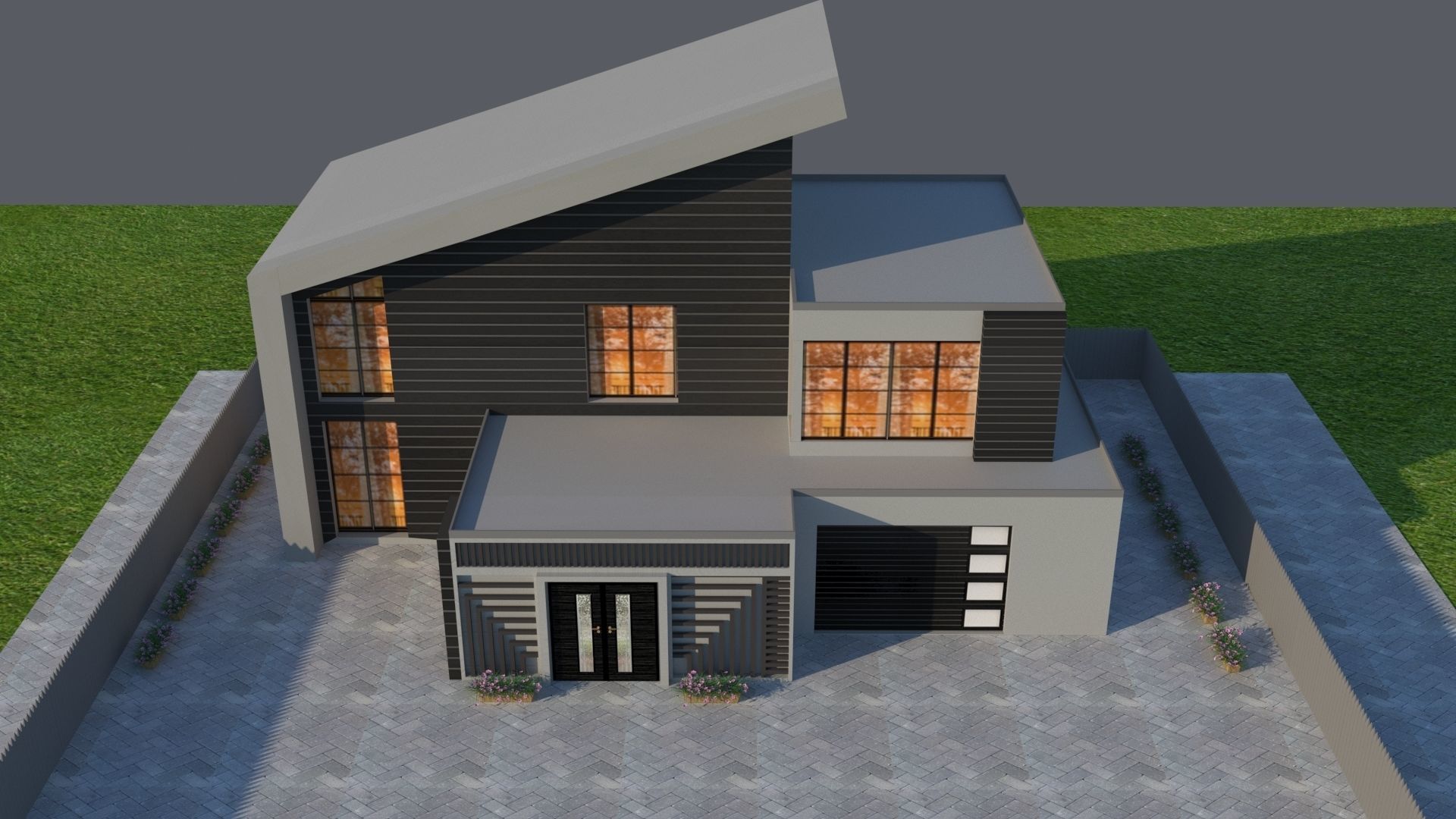 Arch Viz Modern 3D model_9