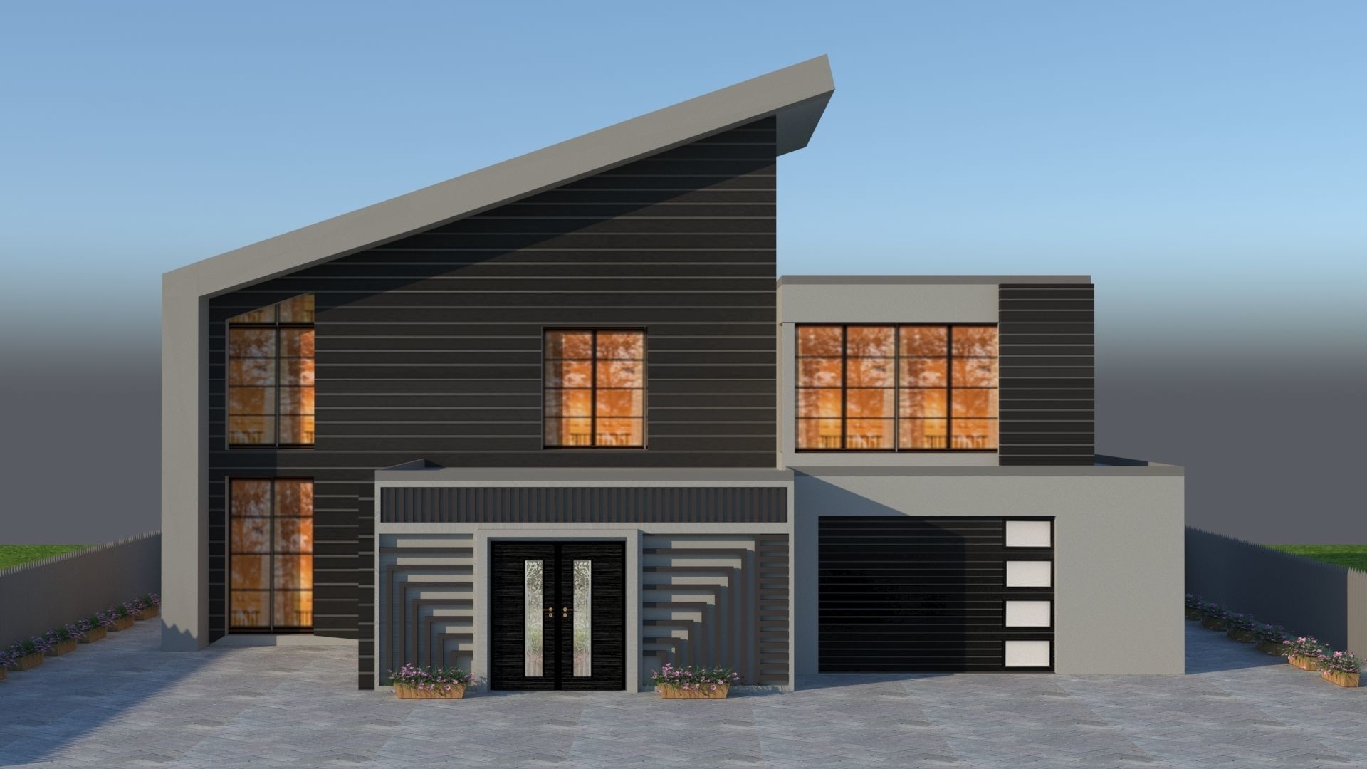 Arch Viz Modern 3D model_8