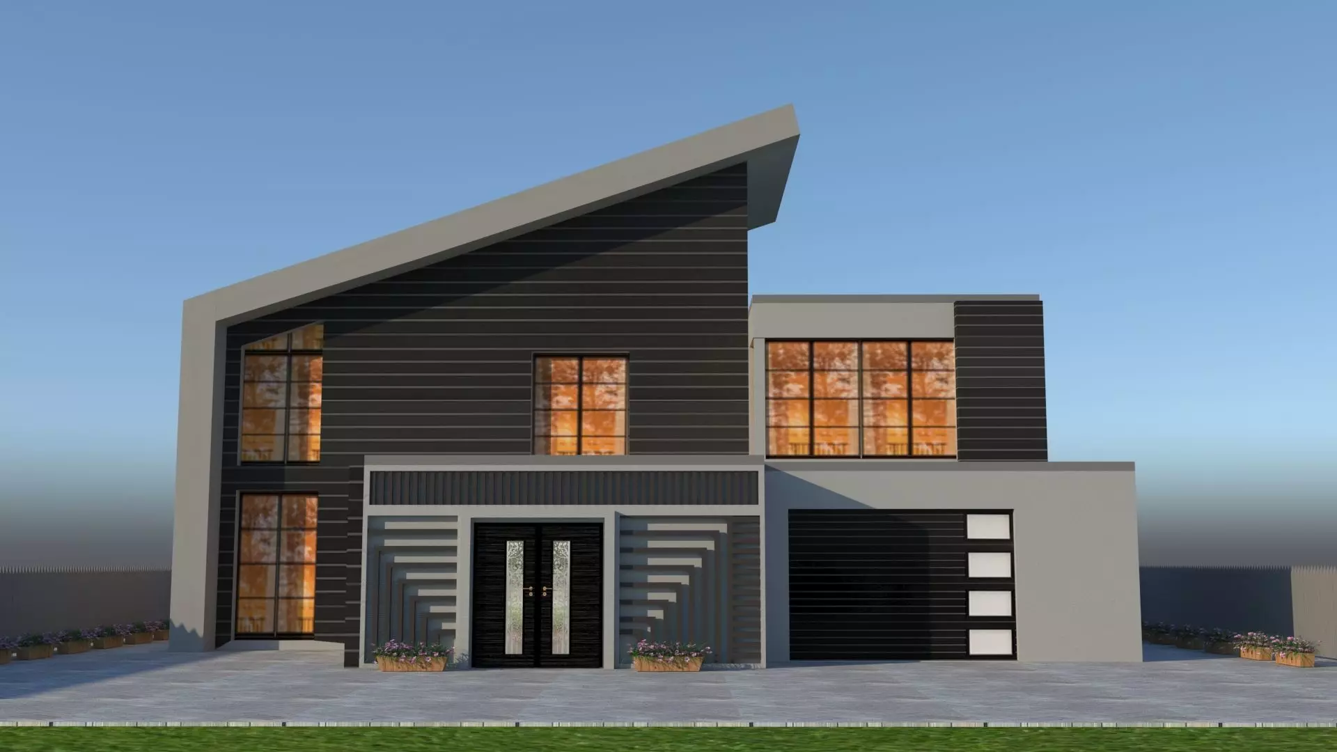 Arch Viz Modern 3D model_0