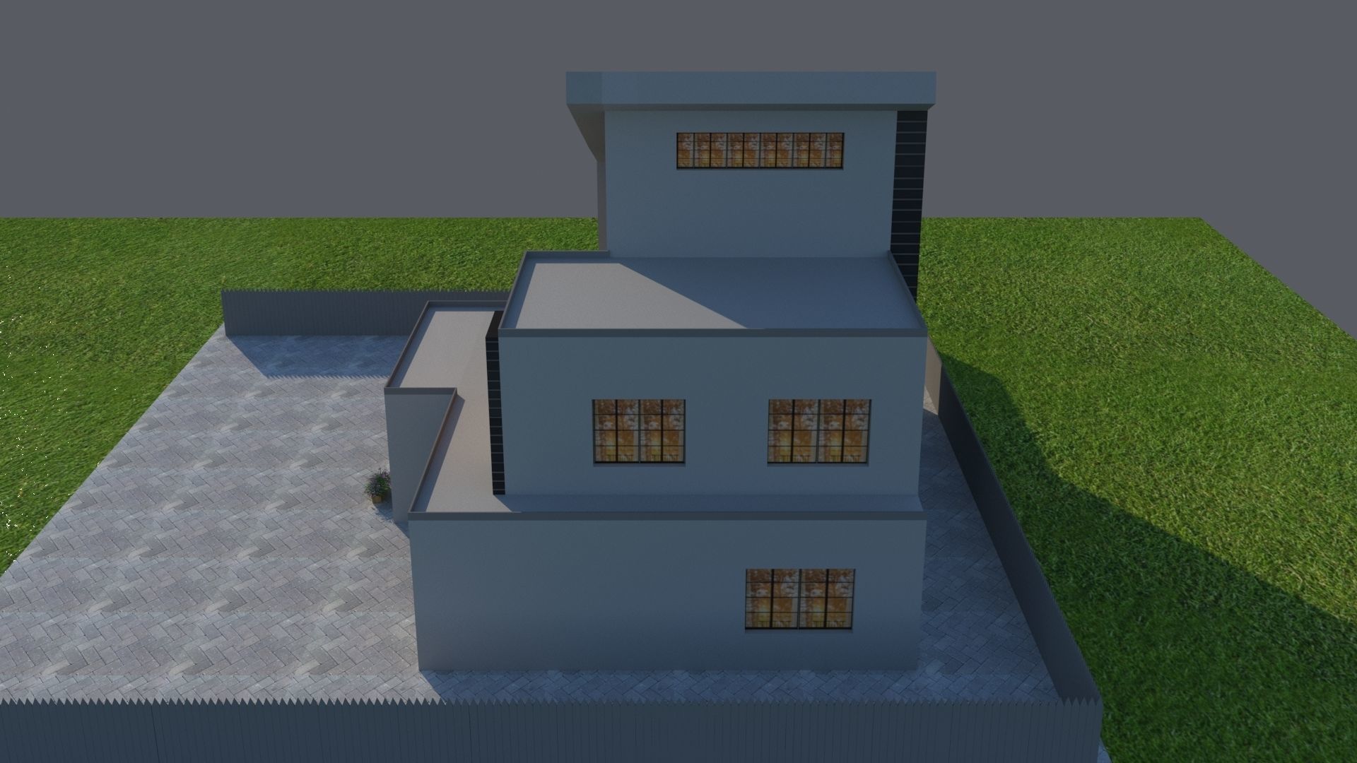 Arch Viz Modern 3D model_2