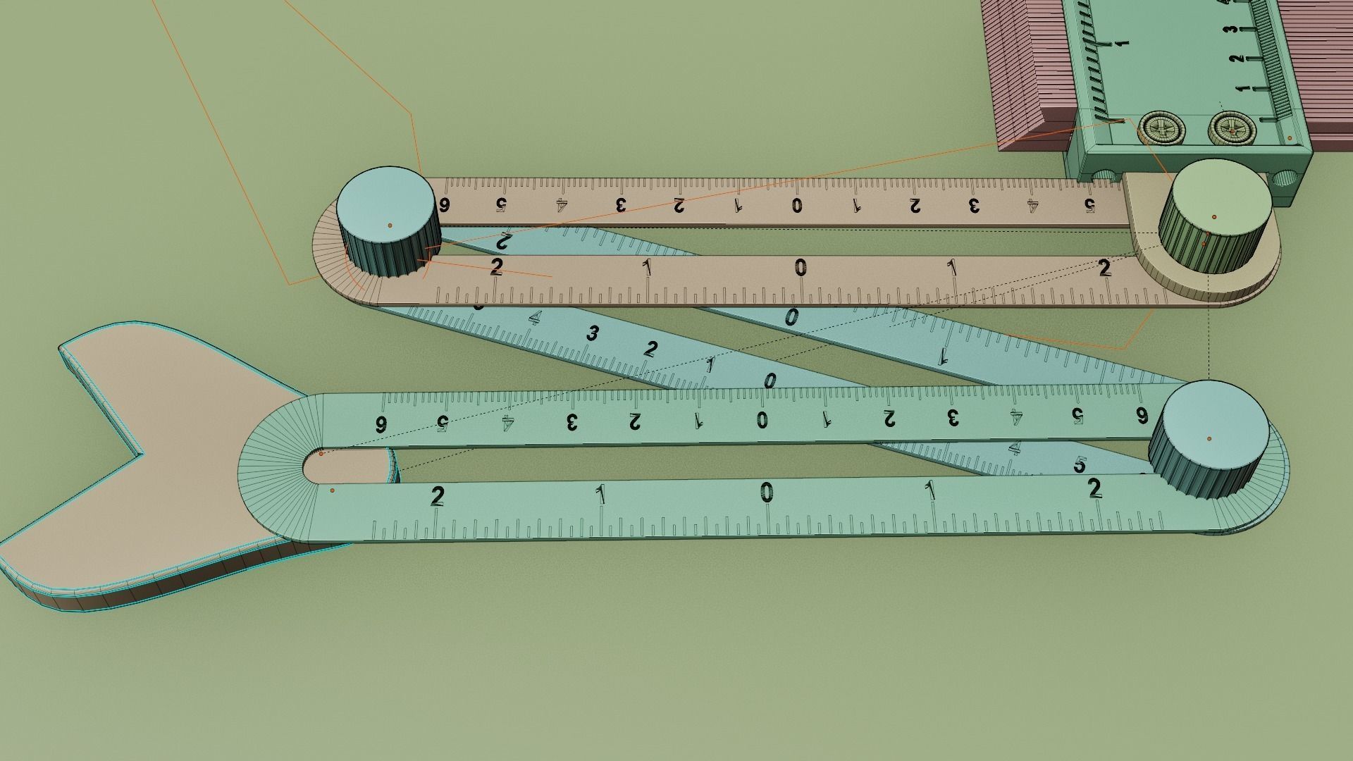 contour gauge 3D model_3