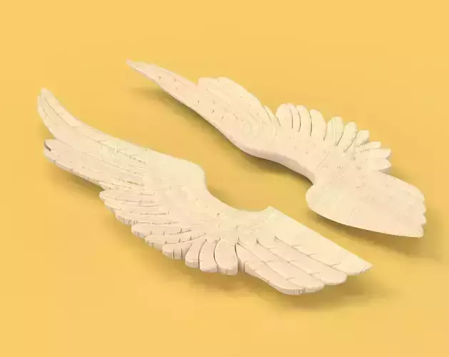 Angel Wings Wood Alas de Angel en Madera 