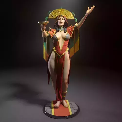 Mayara the sorceress 3D print model