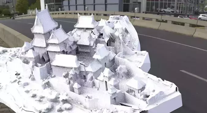 Ancient Japanese town