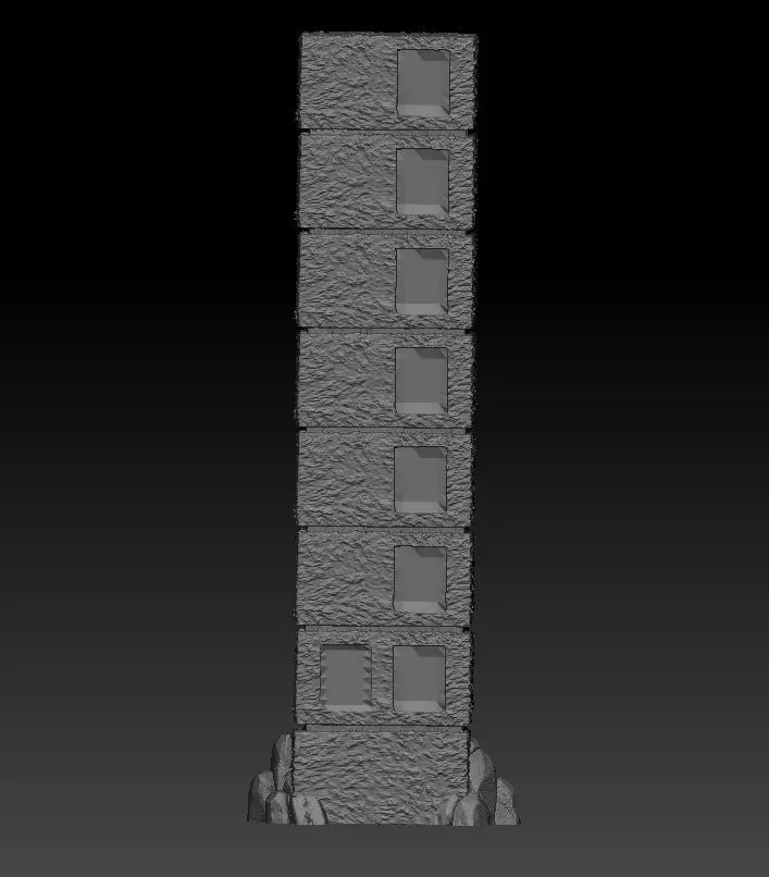 tower mortal kombat 3D print model