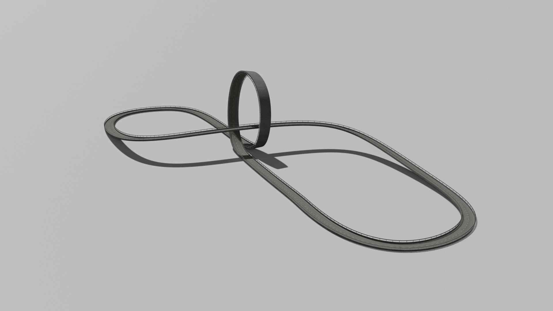 Acrobatic track Low-poly 3D model_16