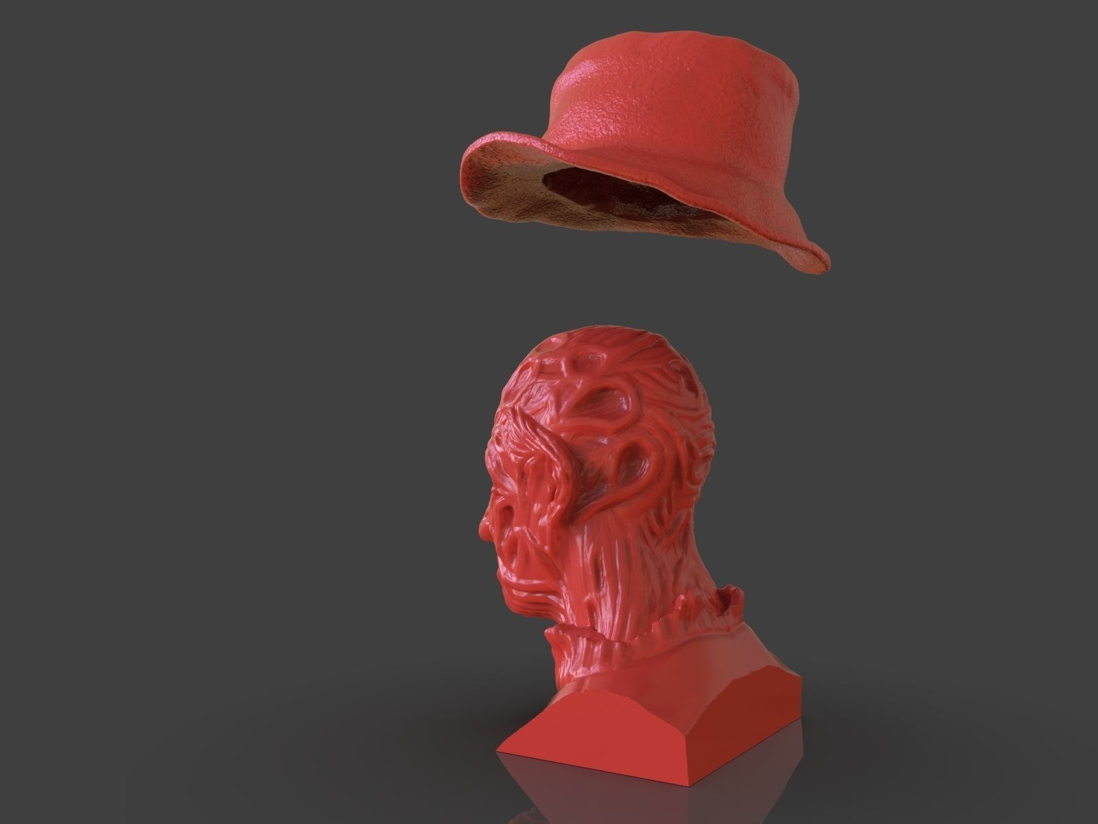Freddy Krueger Bust 3D print model_29