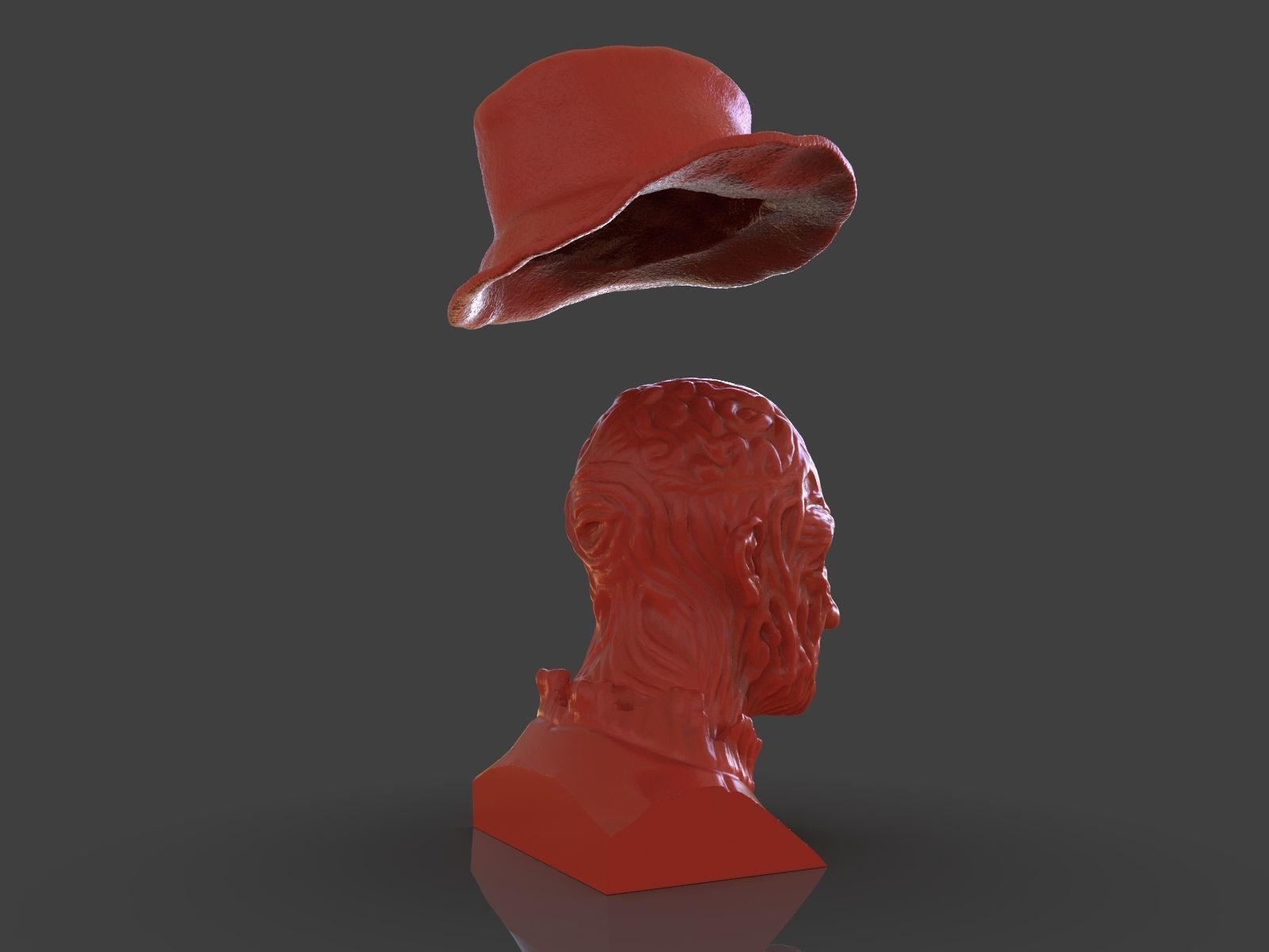 Freddy Krueger Bust 3D print model_31