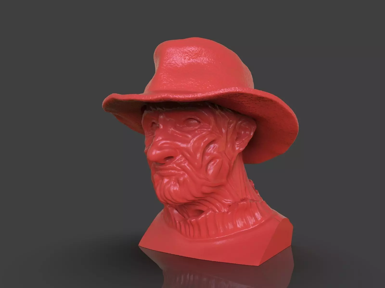 Freddy Krueger Bust 3D print model_0