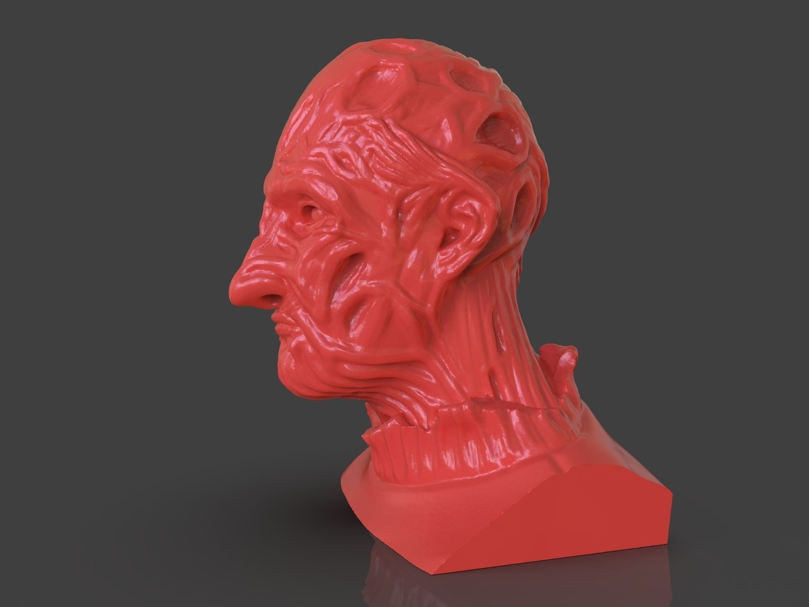 Freddy Krueger Bust 3D print model_36