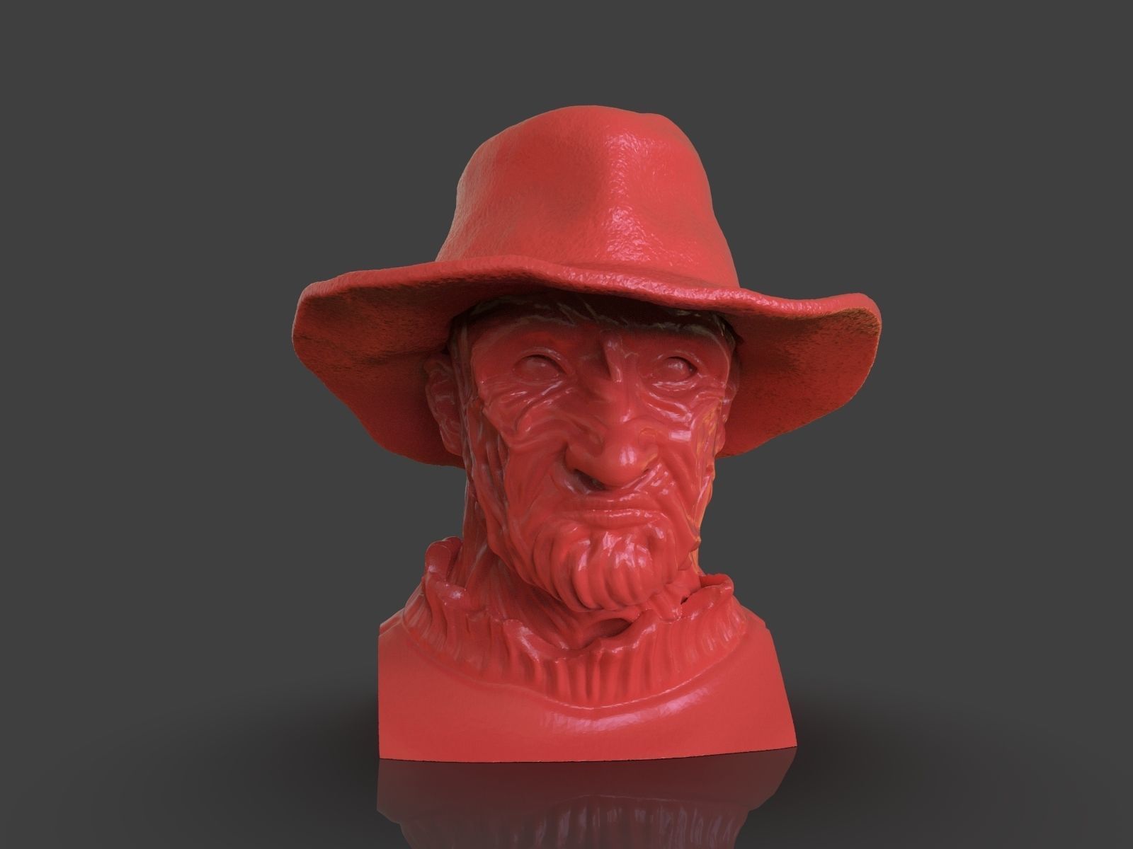 Freddy Krueger Bust 3D print model_25