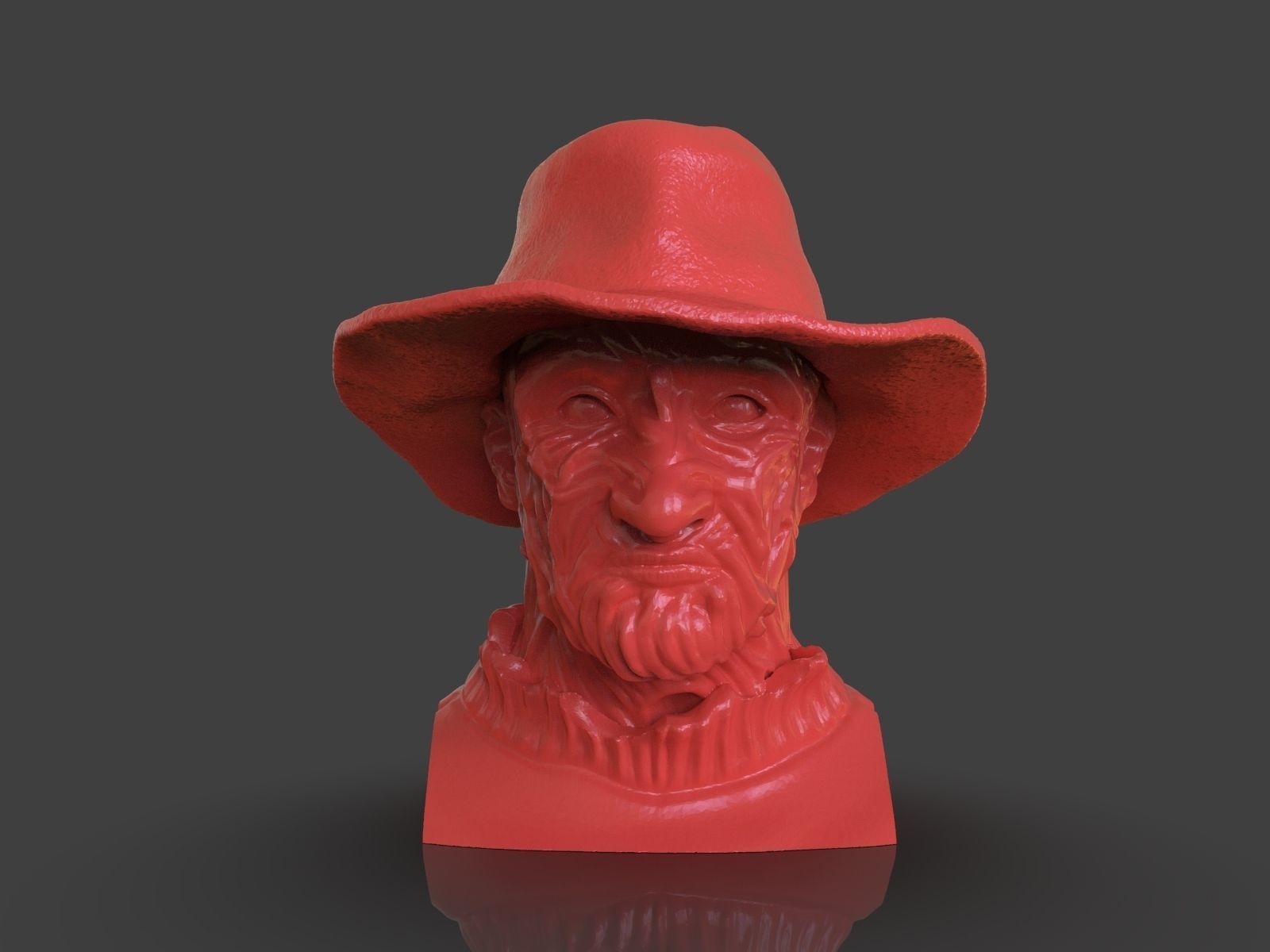 Freddy Krueger Bust 3D print model_18
